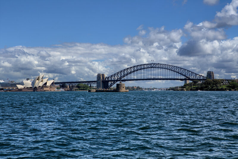Sydney Opera house and harbour bridge