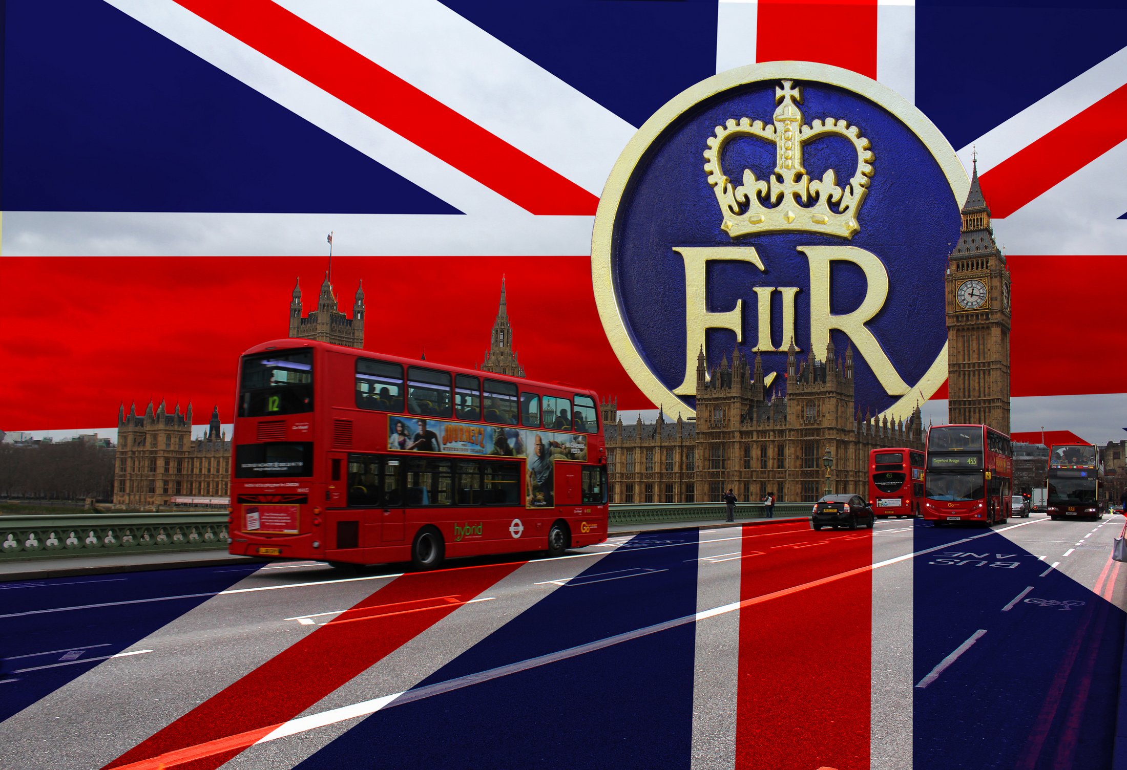 London Westminster Bridge, part of my serie: London Modern ancient.