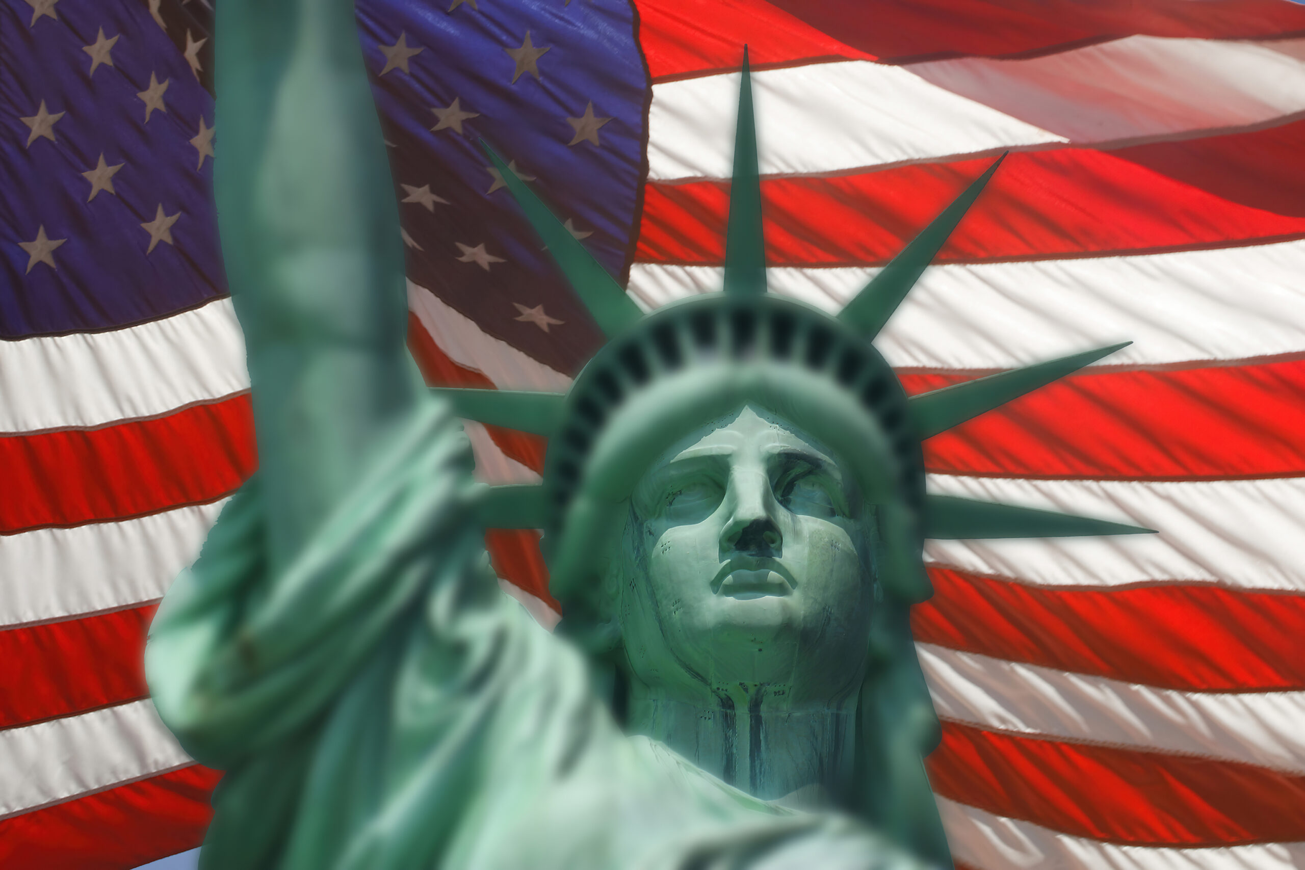 Statue of Liberty-Blured face