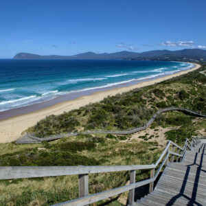 Two oceans, Bruni island, Tasmania