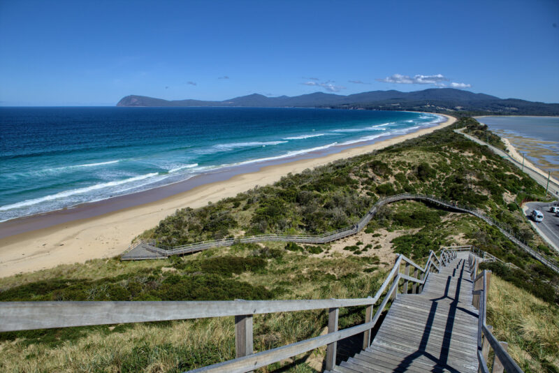 Two oceans, Bruni island, Tasmania