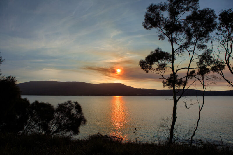 Twilight Bruni island, Tasmania