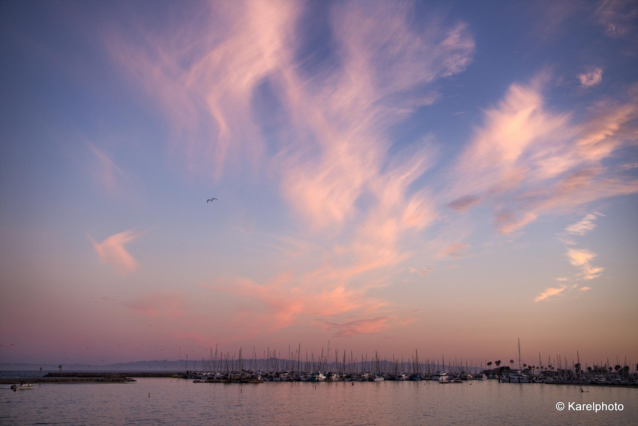 Sunset in California