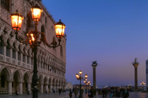 Venice blue evening
