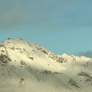 Snowy mountains, Iceland