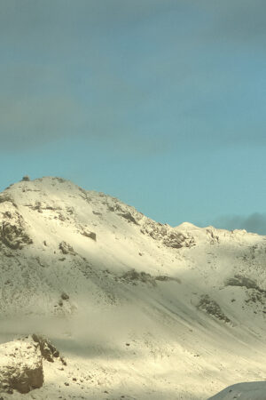 Snowy mountains, Iceland