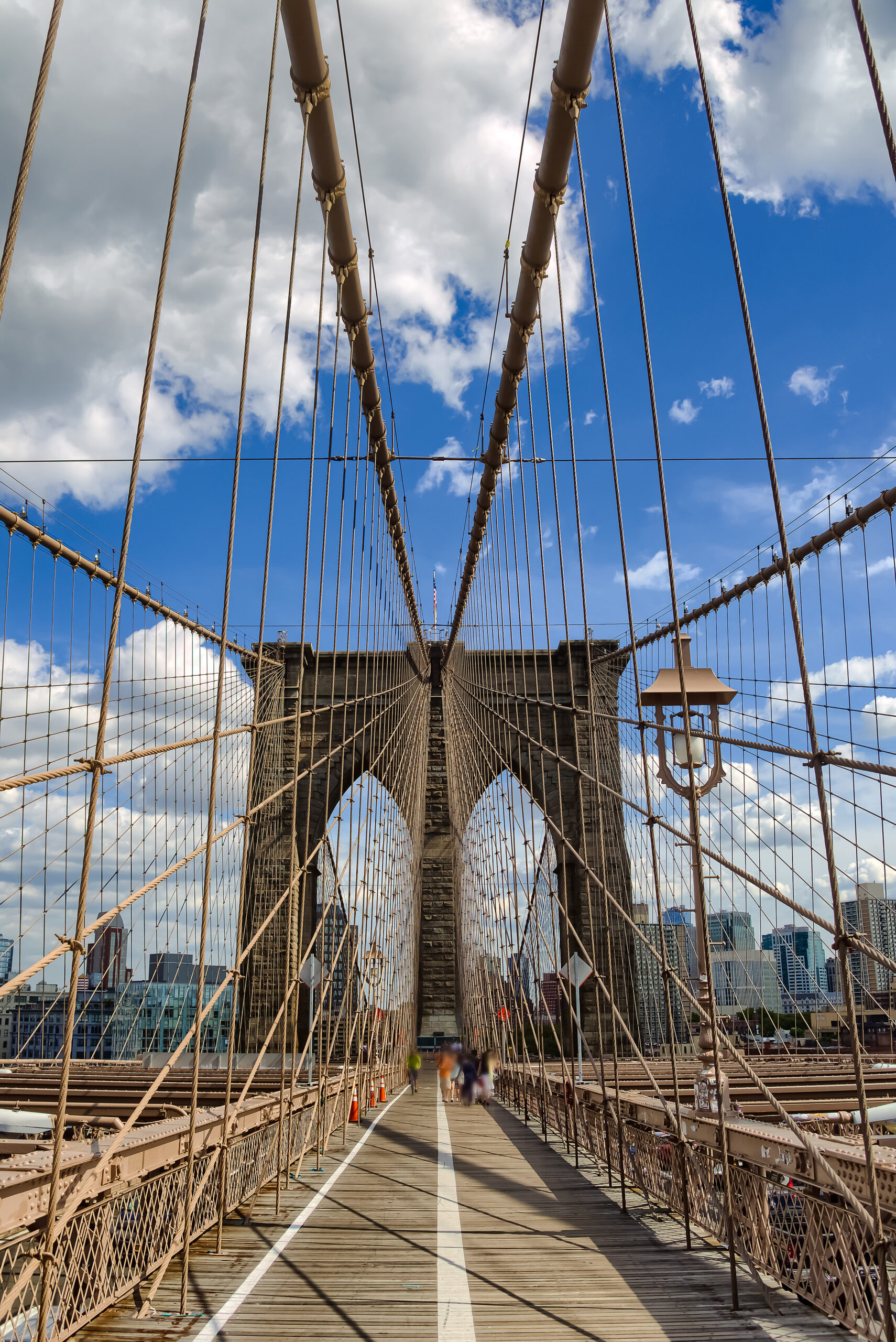 The Brooklyn bridge, New York, 2020
