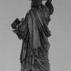 Black and white lady liberty, New York, 2020