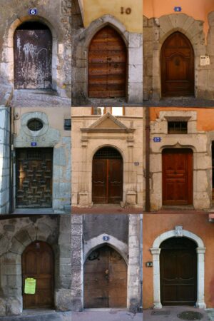 Doors of Annecy, France