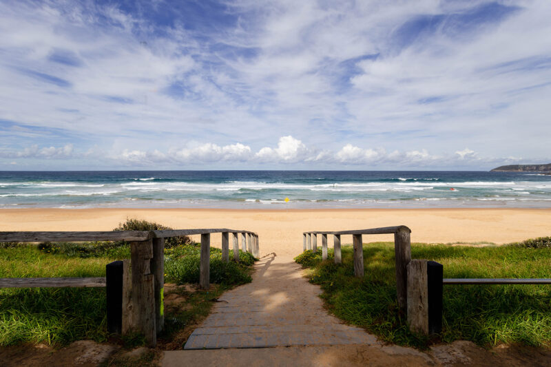 Path to the ocean, Australia