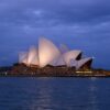 Sydney Opera house at dusk