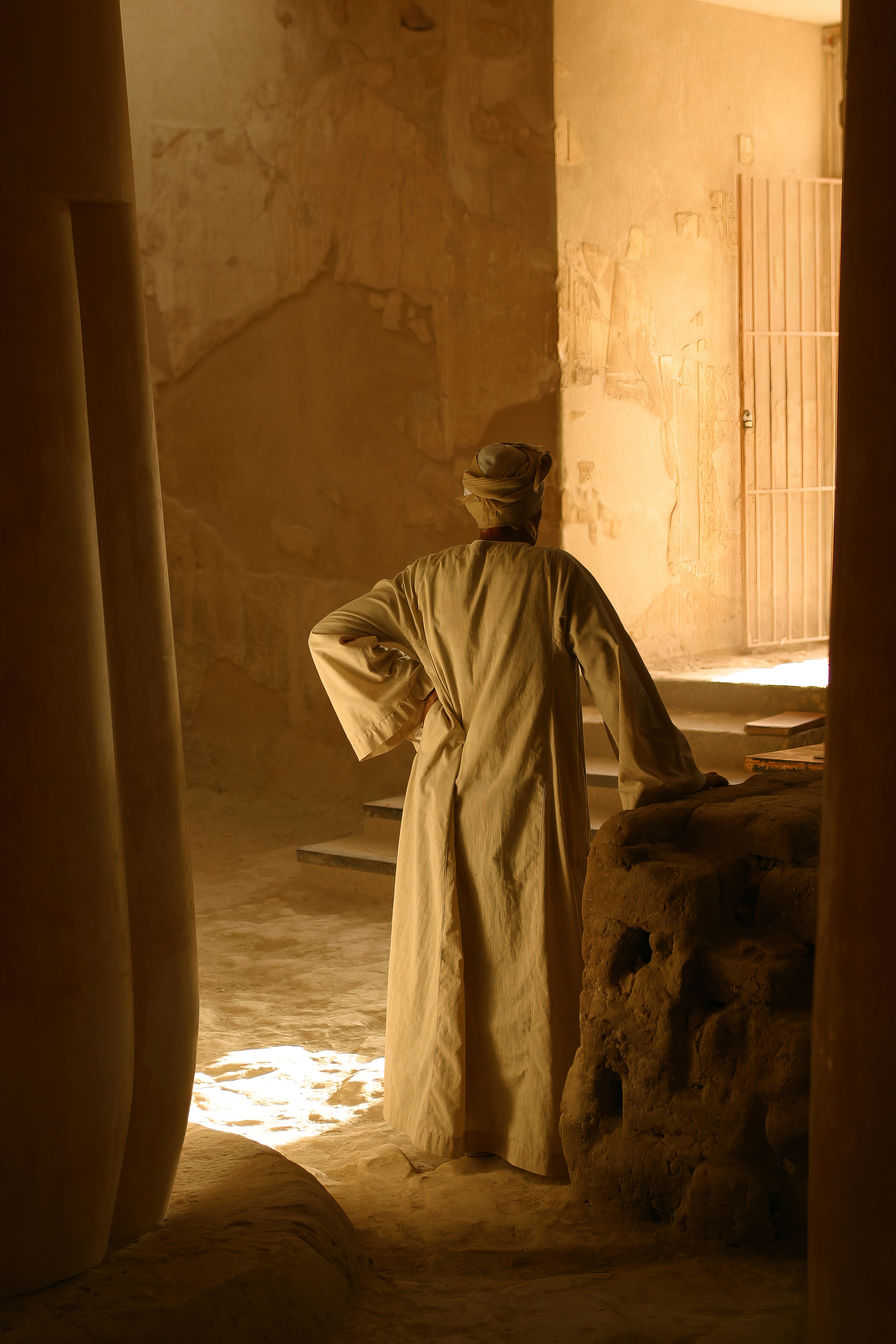 Guadian of temple, Egypte