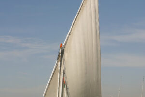 Egyptian boat on Nil river, Egypte (felhouk)