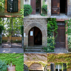 Doors of ste-roseline, France
