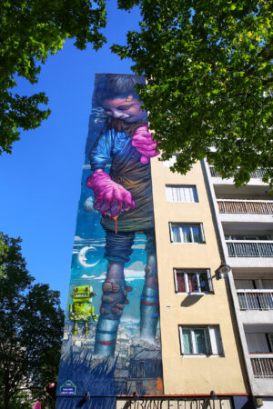 Street art arround the corner, Paris 13th