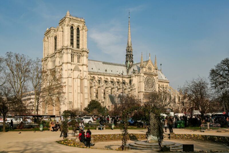 Notre Dame de Paris in Autumn